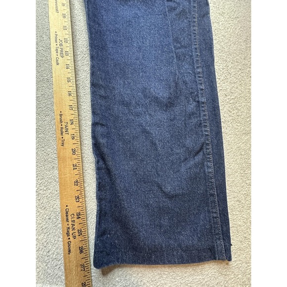 VTG Wrangler 13MWZ Jeans Mens 42x32 (40x27) Blue Cowboy Cut Original Fit Denim - Picture 3 of 15